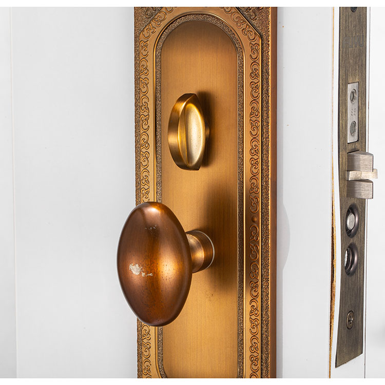  YB Solid Zinc Alloy Luxury Door Lock with Keys for Entry Door