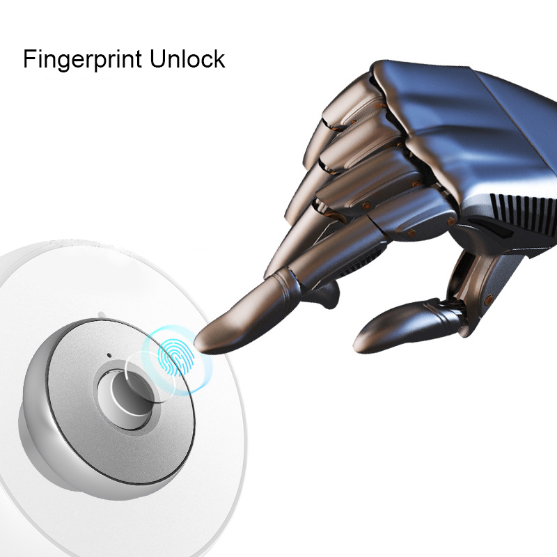 Safe Biometric Keyless Fingerprint Smart Lock Cabinet Drawer Lock USB Rechargeable Electric Lock