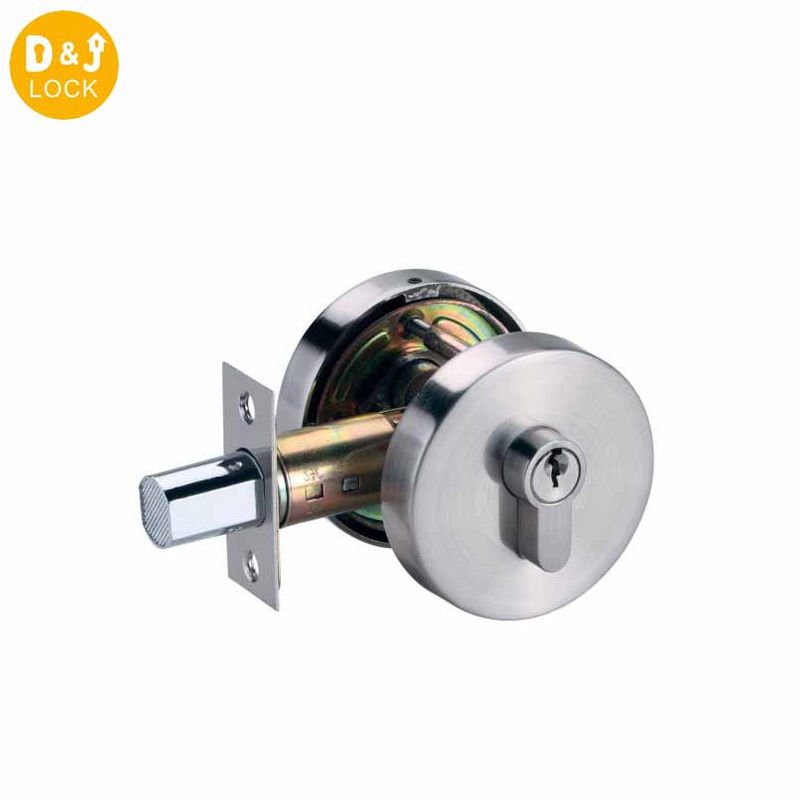Satin Stainless Steel Single Cylinder Deadbolt Lock