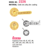 Zinc Alloy Internal Key Lock for Interior Doors French