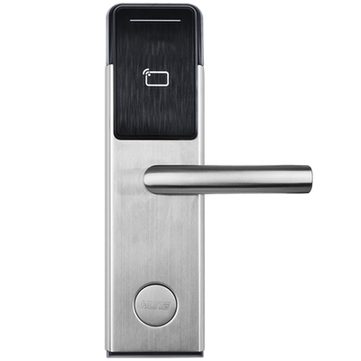 Stainless Steel Best Security Popular Electronic Keyless Swipe Key Card RFID Hotel Door Lock with Management Software