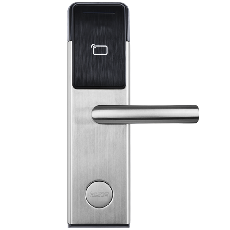 Stainless Steel Best Security Popular Electronic Keyless Swipe Key Card RFID Hotel Door Lock with Management Software