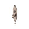Stain Nickel Zinc Alloy Classical Ltaly Entry Door Locks with Plate for Wooden Doors