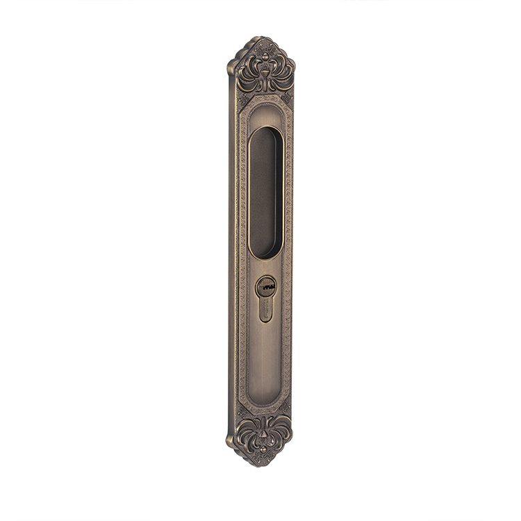 Classical Type Bathroom Solid Zinc Alloy Sliding Door Lock
