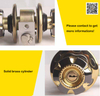 High Quality Tubular Knobset Door Lock for Entrance Satin Brush Nickel Knob Lock