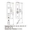 Zinc Alloy outside Security Front Door Locks And Handles