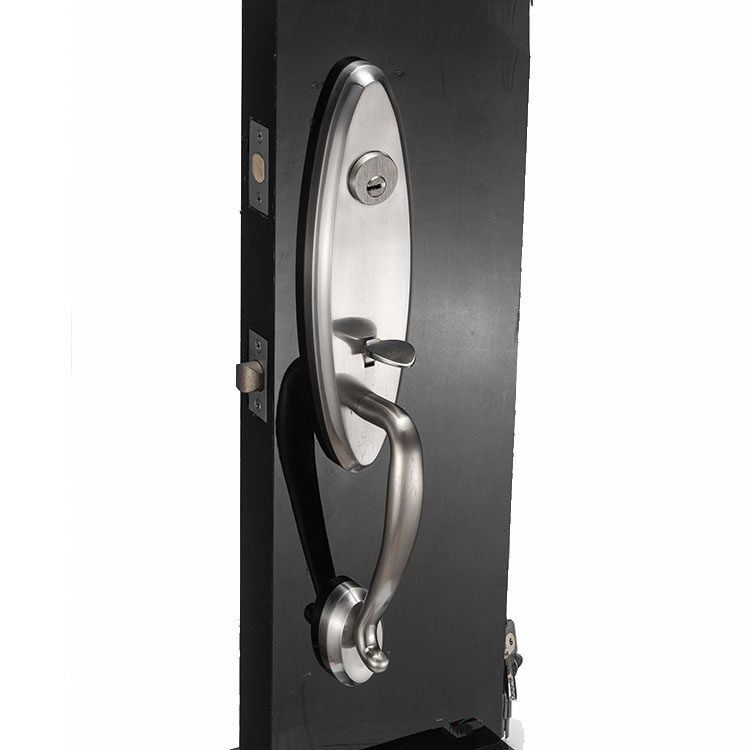 American Style Front Door Locks for Hotel Grip Door Handle Handleset Door Lock Security Products for Outdoor Big Gate