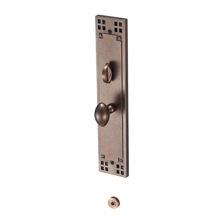 Zinc Alloy Antique Entrance Handle Main Door Lock Sets for House