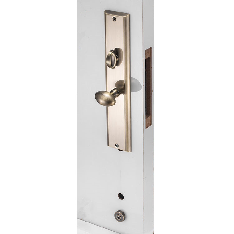 Solid Zinc Alloy Outdoor Gate Lock Double Exterior Door Lock for Wood Steel Iron Gates American Door Lock
