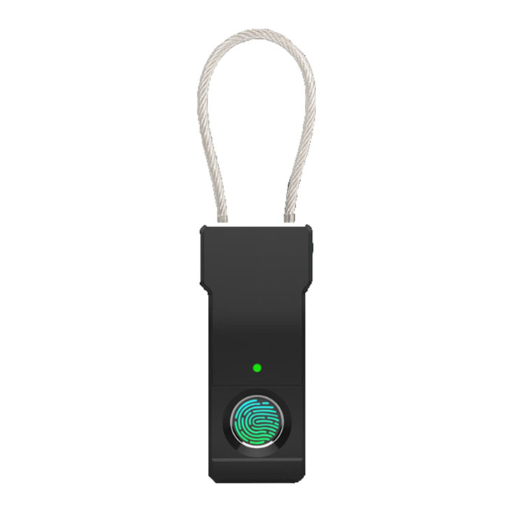 Keyless Fingerprint Unlock Biometric Smart Lock Stainless Steel Padlock USB Rechargeable Electric Lock