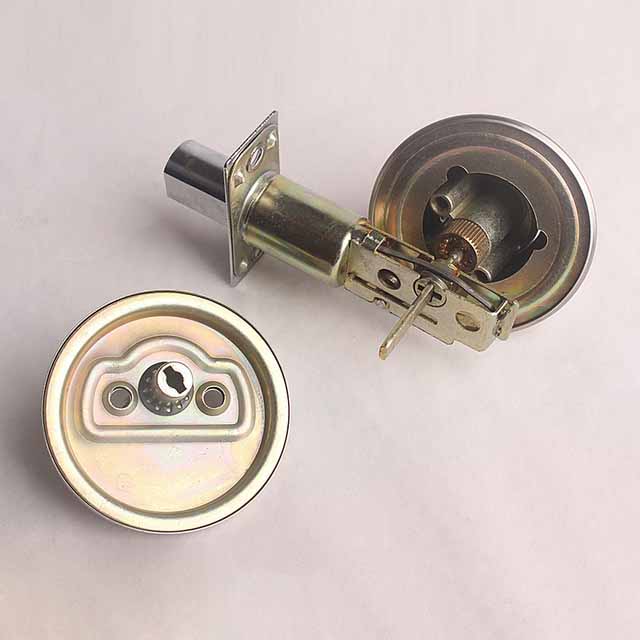 Single Cylinder Key-knob Round Deadbolt Door Lock