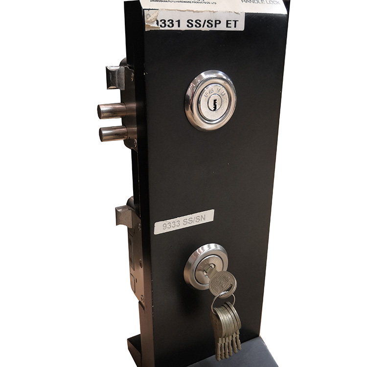 American Style Brass Cylinder Stainless Steel Rim Lock for Entrance Door 