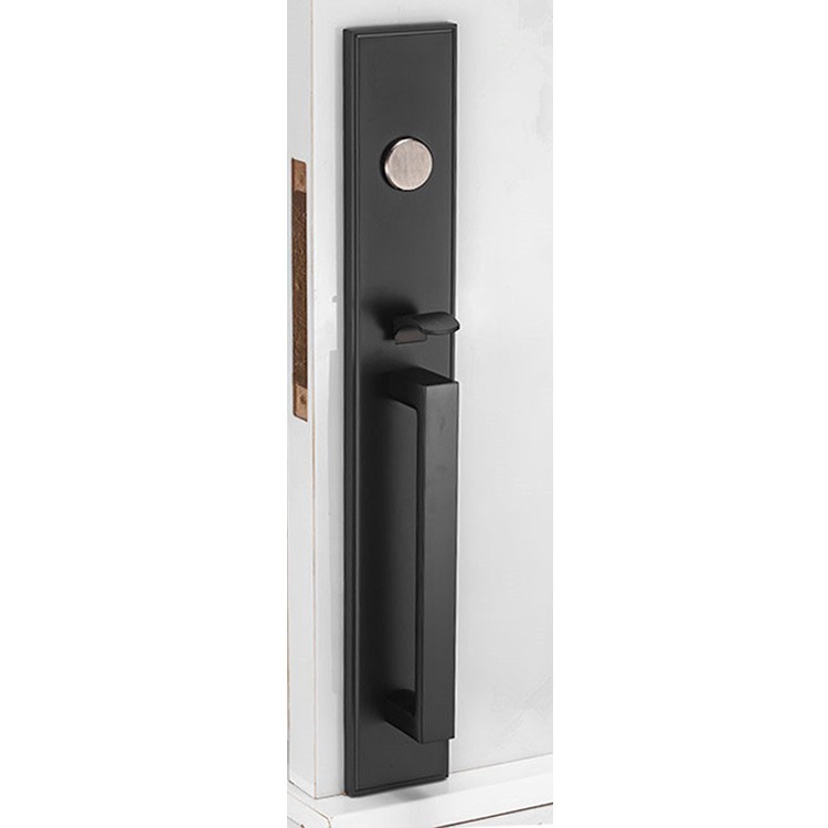 ORBH Solid Zinc Alloy Exterior Door Handles And Best Locks for Wooden Front Door