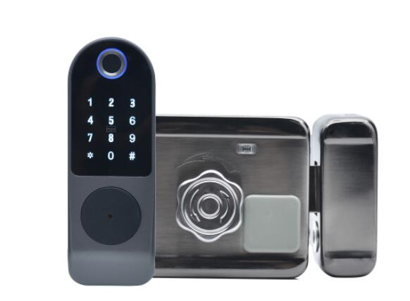 Safe Gate Security Key Remote APP Rim Smart Door Lock