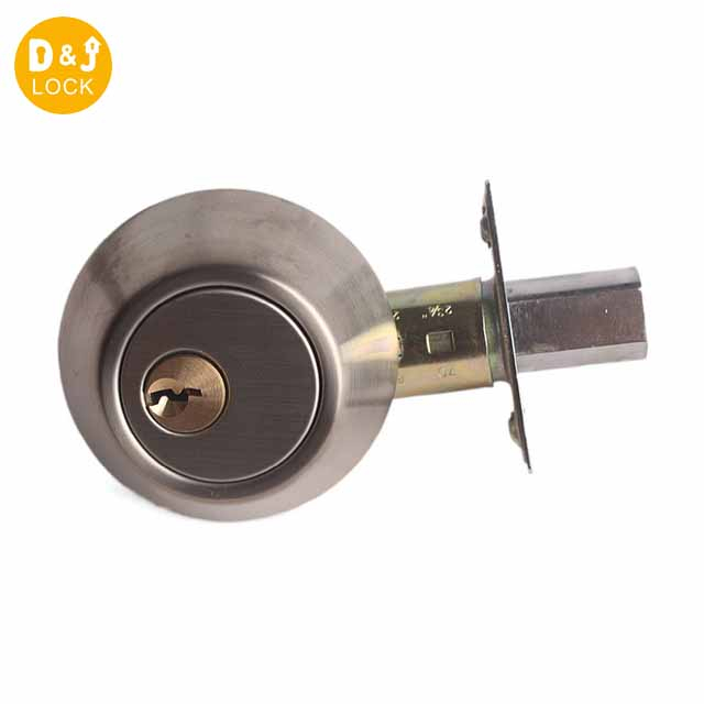 Single Cylinder Key-knob Round Deadbolt Door Lock