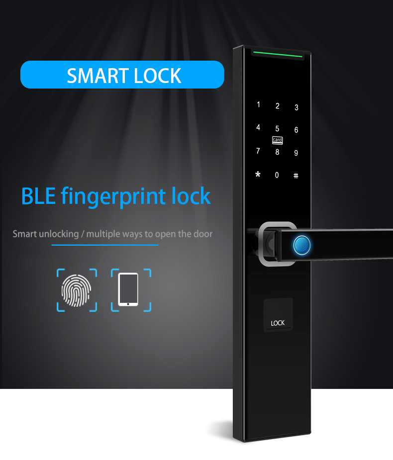 Office Home Smart Password Biometric Fingerprint Door Lock