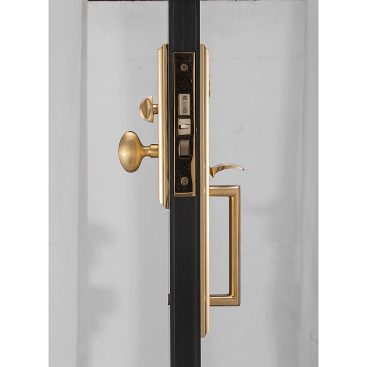 Luxury Home Bedroom Antique Zinc Alloy Sliding Door Handle Mortise Plate Entry Door Lock
