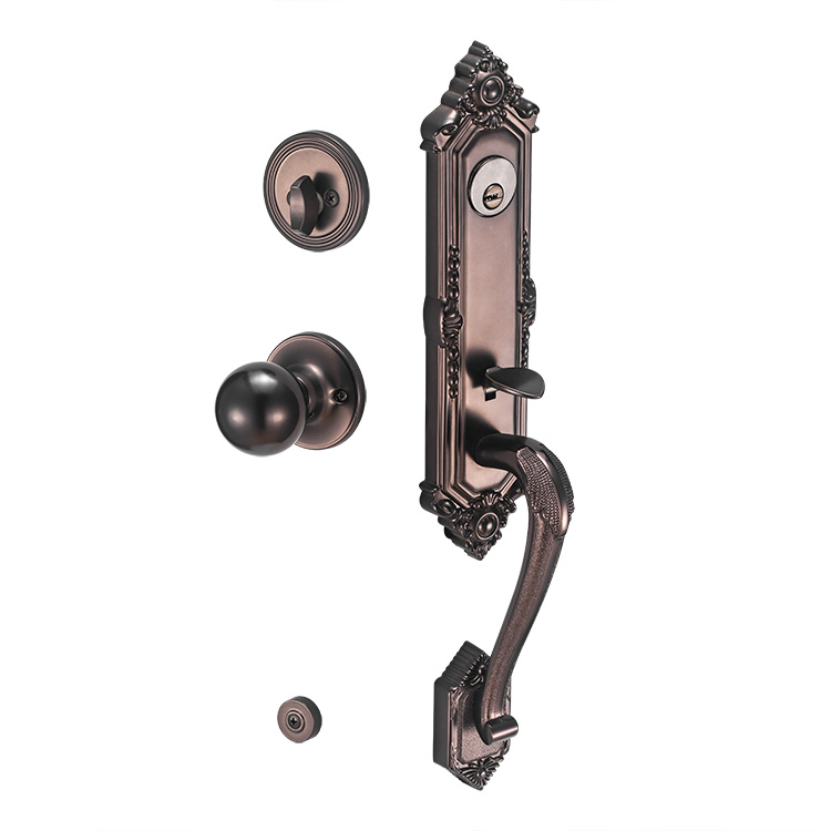 American Style AB Solid Zinc Alloy And Stainless Steel Security Door Hardware Handle Locks
