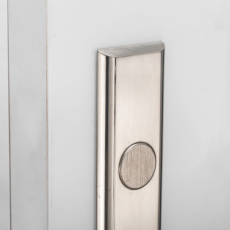 Satin Nickel Zinc Alloy Fireproof Certified Wood Door Entry Exterior Door Lock With Dummy Lock 