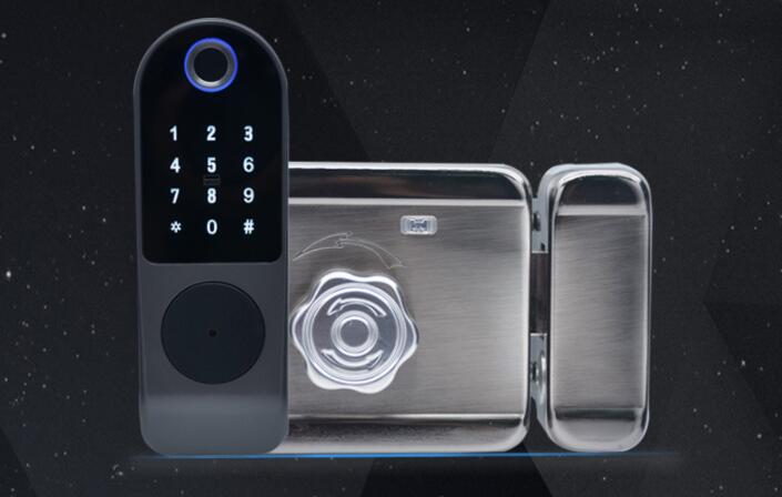 Safe Gate Security Key Remote APP Rim Smart Door Lock
