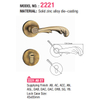 Zinc Alloy French Best Antique Internal Door Hardware Handle Locks