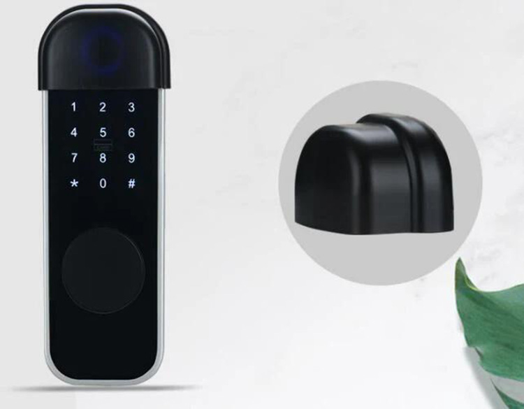WiFi Bluetooth Security Key Remote APP Fingerprint Password Rim Smart Door Lock