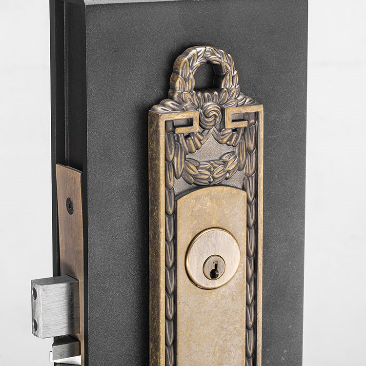 Modern Luxury Zinc Alloy Handle Entrance Front Door Lock Mortise Door Lock Set