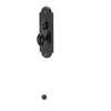 Black Solid Zinc Alloy Security Door Latch Types Entry Door Handles