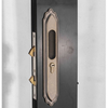 ASL Solid Zinc Alloy Wooden Best Sliding Pin Door Locks And Handles with Solid Brass Cylinder