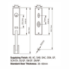 Patent Certificate Fire Proof Certificate OEM AB ET Heavy Duty Grip Handle Set Keyed Entry Door Lock for South America