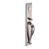 Golden Elegant Deadbolt Cylinder Grip Handle Handleset Mortise Door Lock for Exterior Door