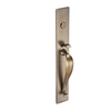 DAB Solid Zinc Alloy Classical Style Antique Mortise Times Square Entry Door Lock Handleset