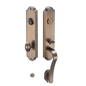 DSN Solid Zinc Alloy Exterior Front Door Konb Lock Set with Deadbolt