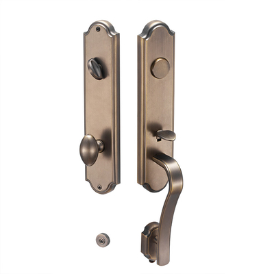 Main Door Handle Lock Pull Hanldeset for Main Entry Door Key Open Front Door Handle Lock Grip Lock Cerradura De Gatillo