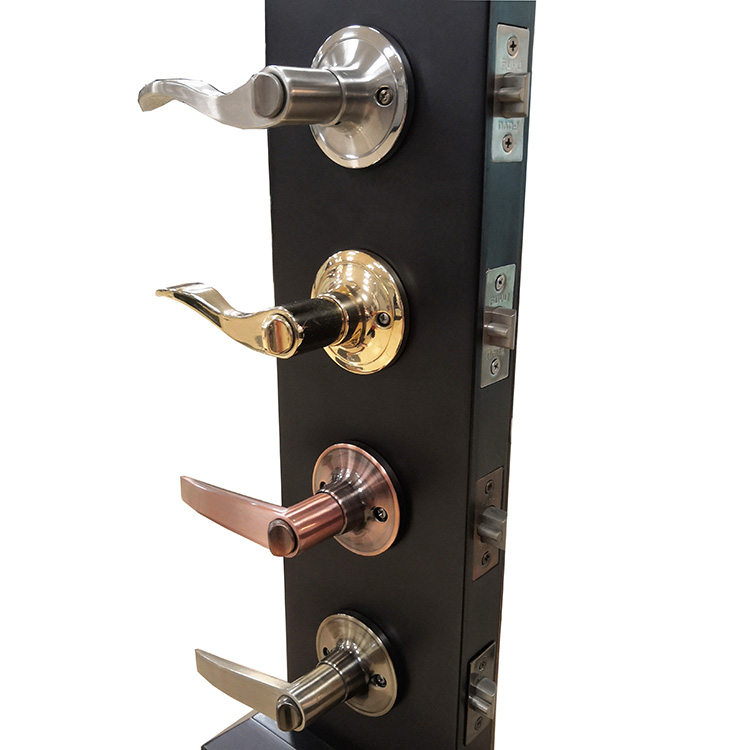 UL ANSI Grade 2 Door Ironmongery Zinc Alloy Fire Rated American Standard Safety Cylinder Tubular Lever Lock