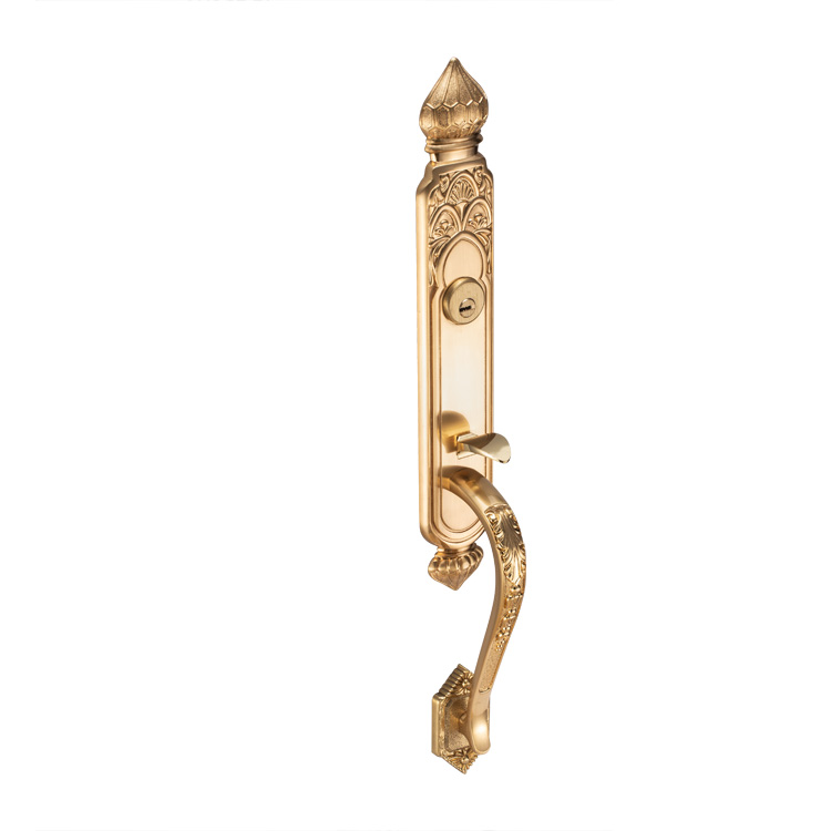 GP Solid Zinc Alloy Factory Price Home Entrance Door Handle European Door Handle Lock